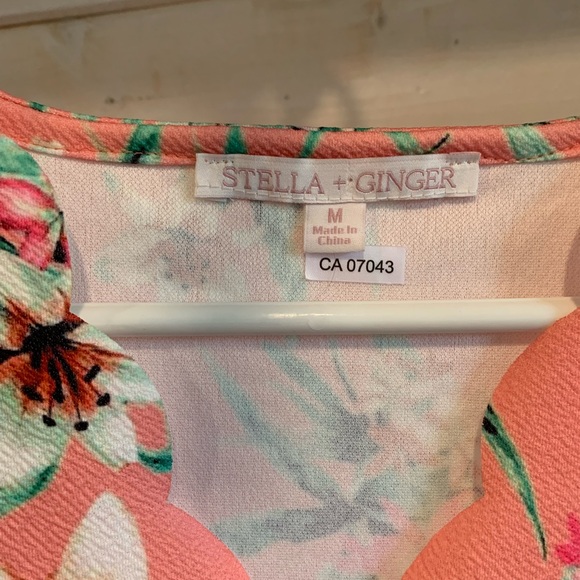 Stella & Ginger | Pink Floral Tank - Picture 2 of 5